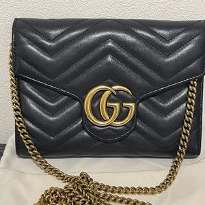 Gucci marmont matelasse mini bah